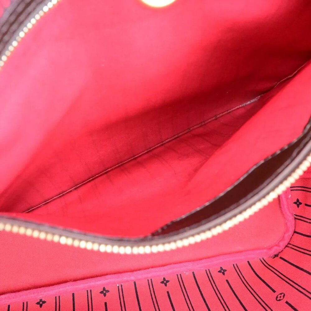 LOUIS VUITTON Neverfull MM Shoulder Tote Bag Damier Leather - Picture 12 of 16